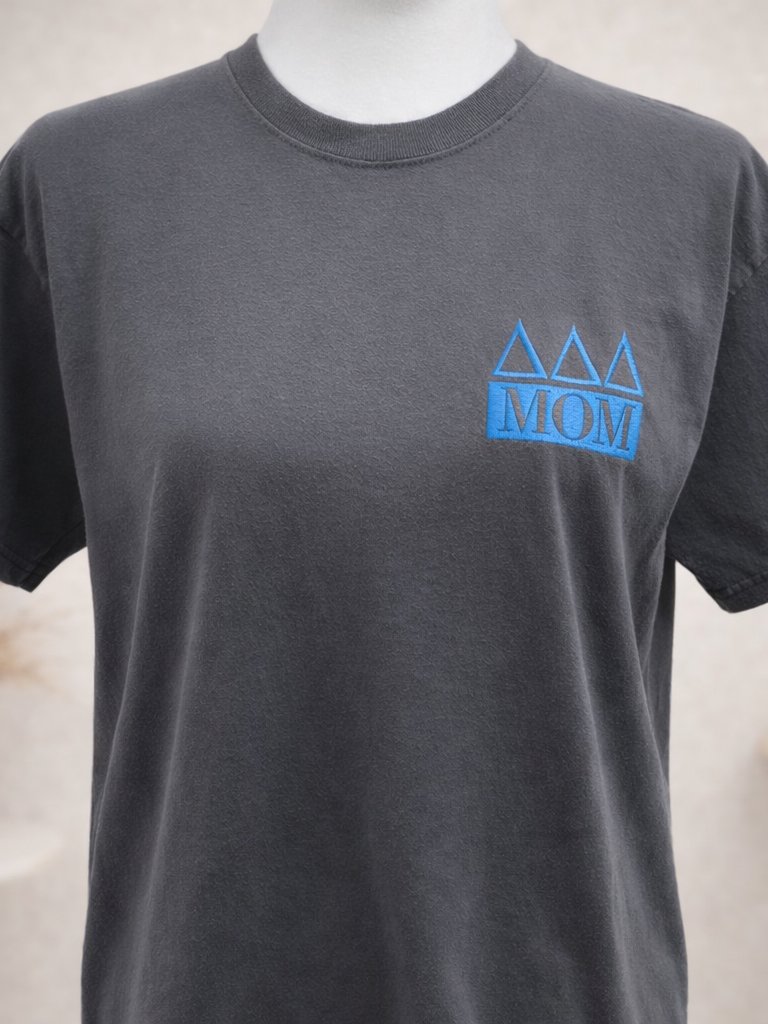 Tri Delta Mom Tshirt Sorority College Spirit Wear Delta Delta Delta